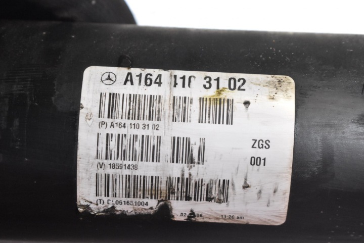 фото №6, Вал приводной 137 cm a1644103102 mercedes ml w164 3.0 cdi 224 km 05-08