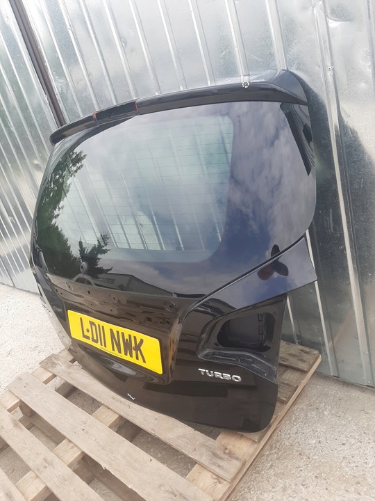 фото №9, Крышка стекло зад оригинал лак opel meriva ii b цвет z20r чёрная