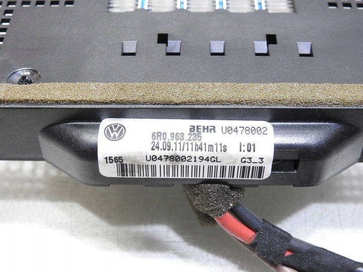 фото №7, Обігрівач електричний seat ibiza iv 6j 1.2 tdi