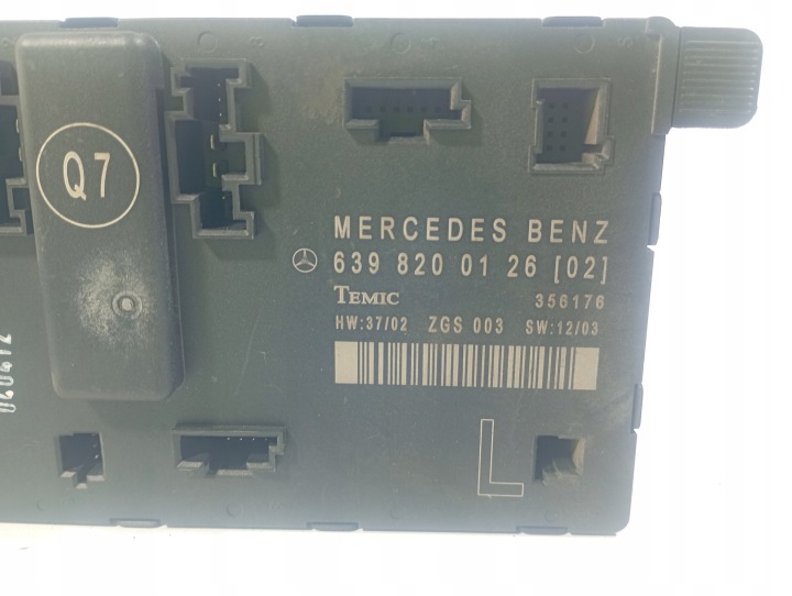 фото №5, Mercedes wito vito w639 03-14 блок управления  модуль дверь oem номер 6398200126