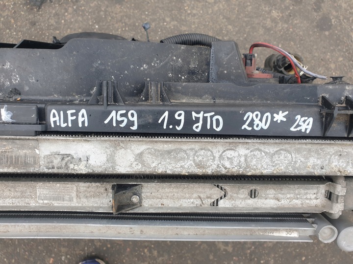 фото №7, Комплект радіатор alfa romeo 159 1.9 jtd