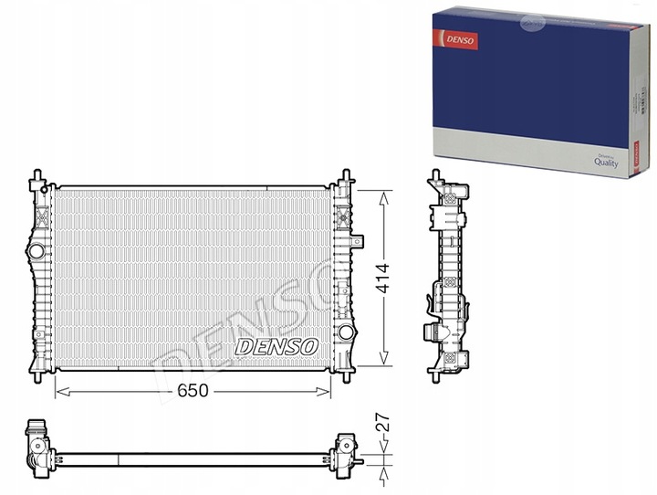 фото №8, Denso drm21104 радіаторів, система охолодження двигуна