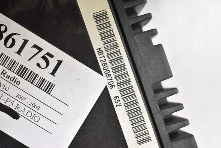 фото №7, Радио радиопроигрыватель cd aux mp3 rds 39100-sna-g220 honda civic viii 05-08