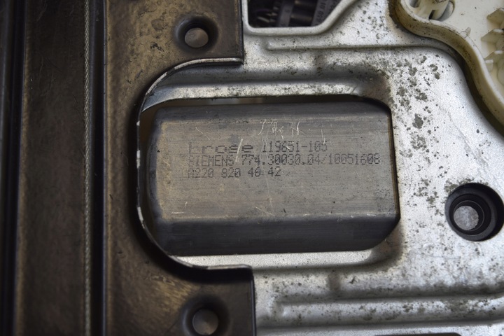 фото №5, Mercedes w203 підйомник вікна лівий перед переднє a2037201746