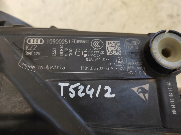 фото №11, Audi q3 2 ii 18- фара левая перед полный led 83a941033