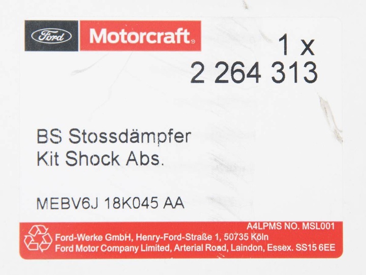 фото №4, Амортизатор перед c-max 10- focus 11- набір