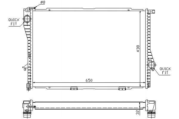 фото №15, Nissens 60648a радіаторів, система охолодження двигуна