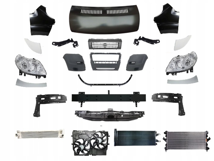 фото №1, Peugeot boxer 2006-2014 комплектный перед капот pas