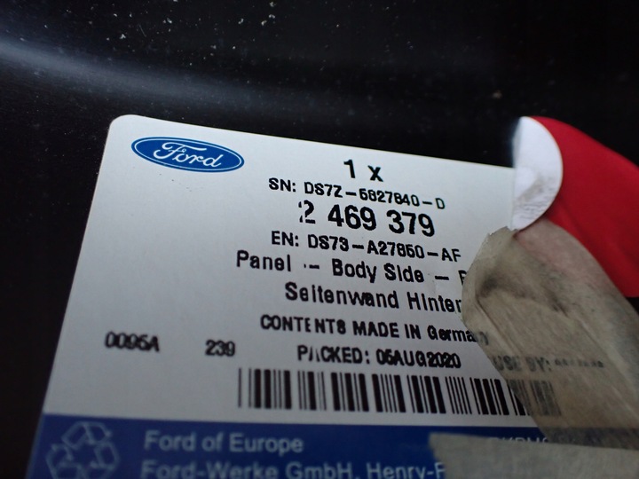 фото №12, Обшивка крыльев заднего правые mondeo 14-19 sedan