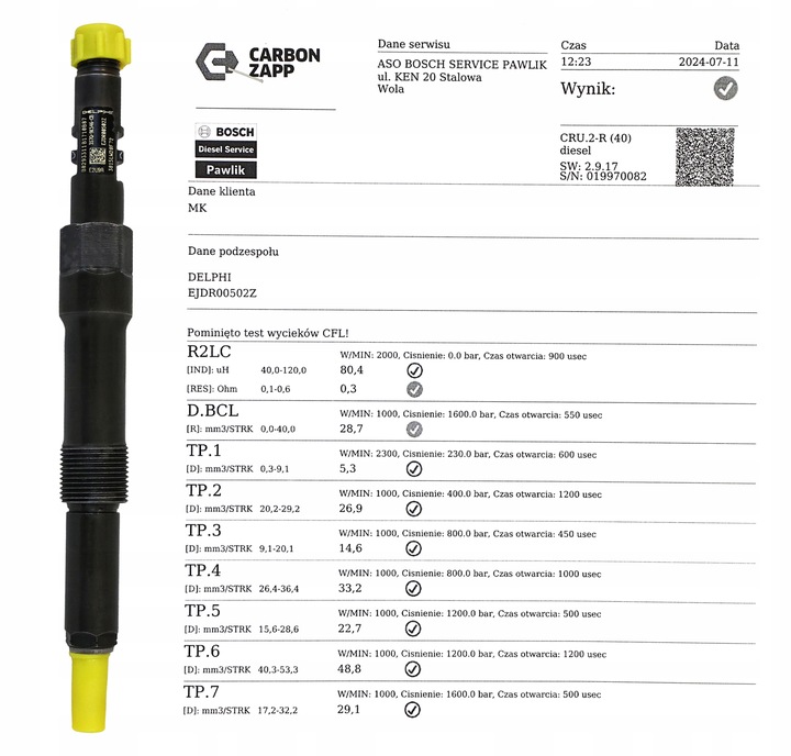 фото №2, Ford mondeo mk3 2.0 tdci форсунки delphi ejdr00502z