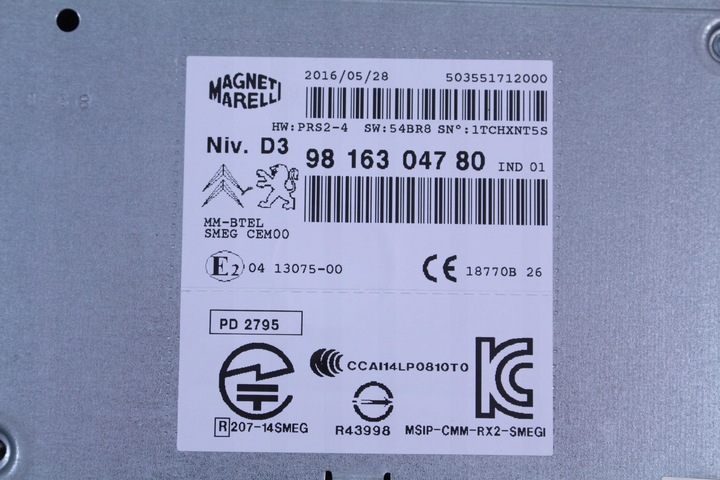 фото №4, Радіо навігація citroen c4 grand picasso ii 16r.