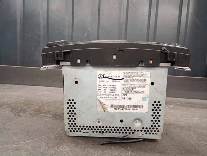 фото №9, A1698700689 радіо mercedes a-klasse a169