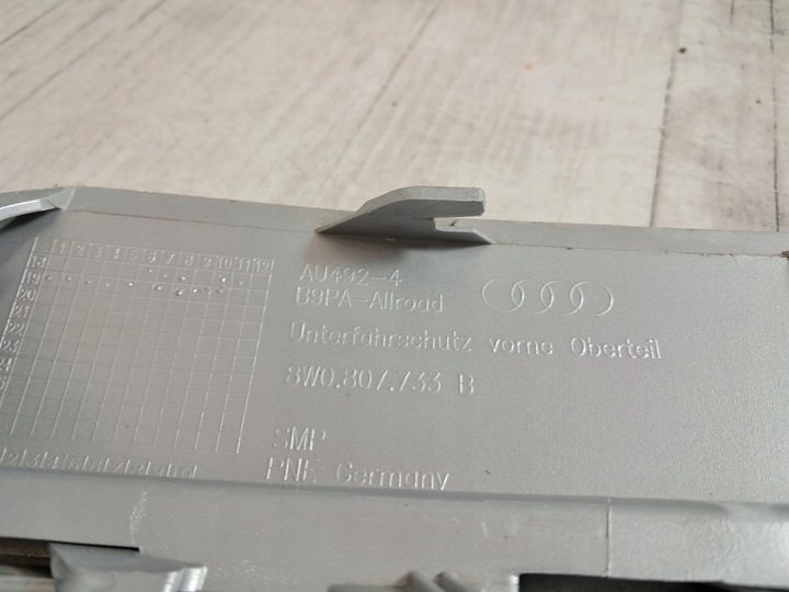 фото №13, Audi a4 b9 allroad спойлер накладка бампера перед передня 8w0807733a