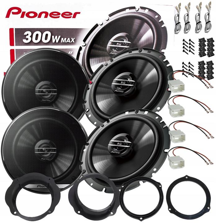 фото №1, Pioneer динамики 2d ford c-max mk1 focus mk2 kuga mk1 перед + зад