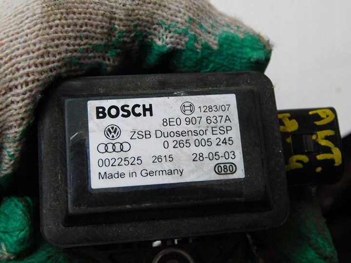 фото №6, Audi a4 b6 2.0fsi 03r modułczujnik esp 8e0907637a