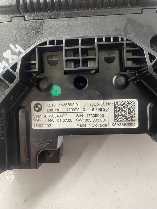 фото №4, Mini cooper countryman f60 спидометр манометр 5a33b92