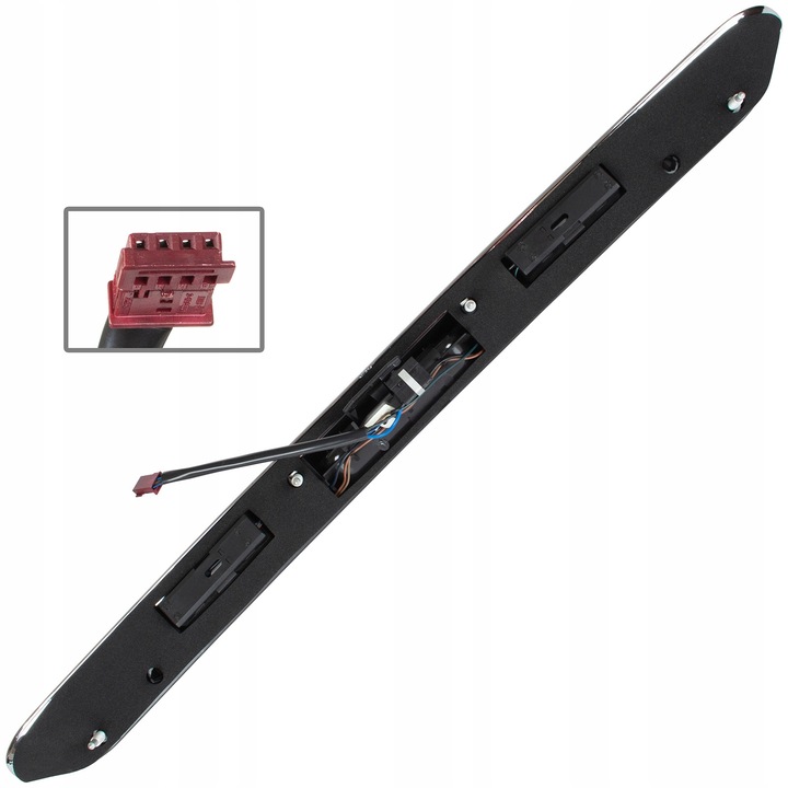 фото №3, Bmw e39 универсал планка крышки задней багажника освещение номерного знака хром