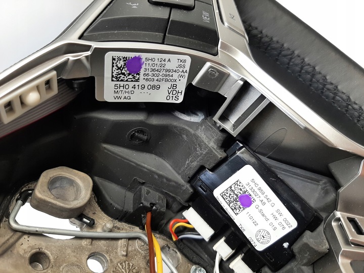 фото №15, Vw tiguan ii 5na руль с подогревом 5h0419089jb