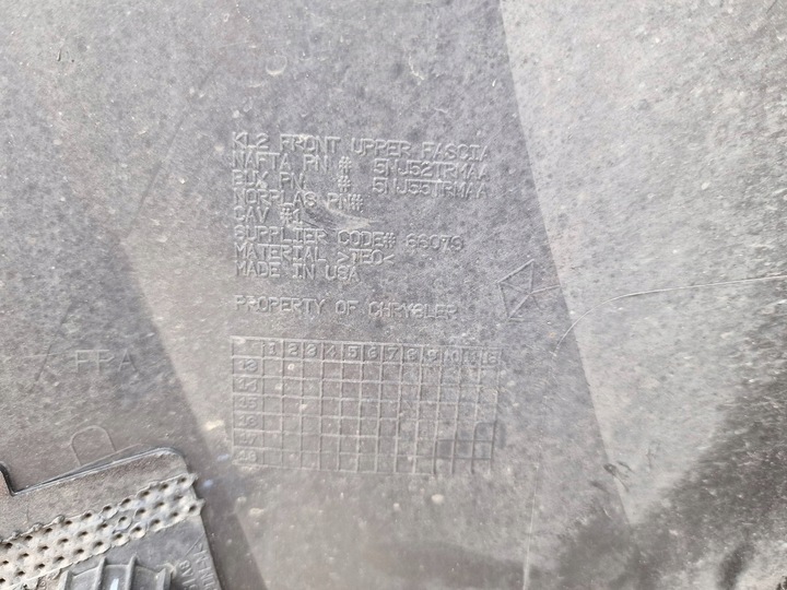 фото №16, Бампер перед переднє jeep cherokee 5 v kl 2014-2018r 5nj52trmaa