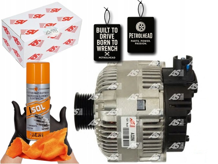 фото №1, Генератор citroen c5 1.8 01-04 90a as-pl #petrolhead pro+ kit4