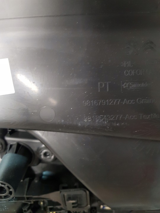 фото №10, Боковина обивка дверь левый перед opel combo e berlingo iv 21r eu