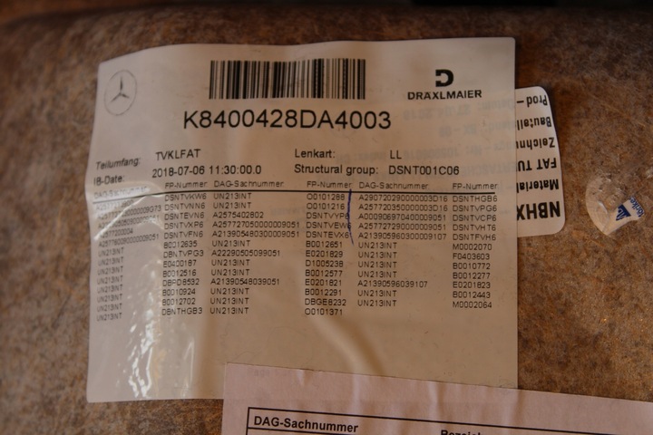 фото №12, Обивка обшивки боковина дверь комплект mercedes gt 4-door x290 290 amg