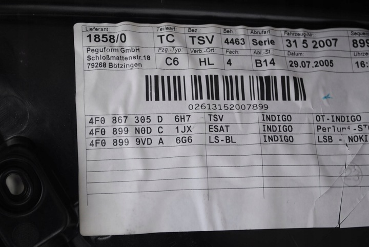 фото №10, Обшивки дверь indigo a6 c6