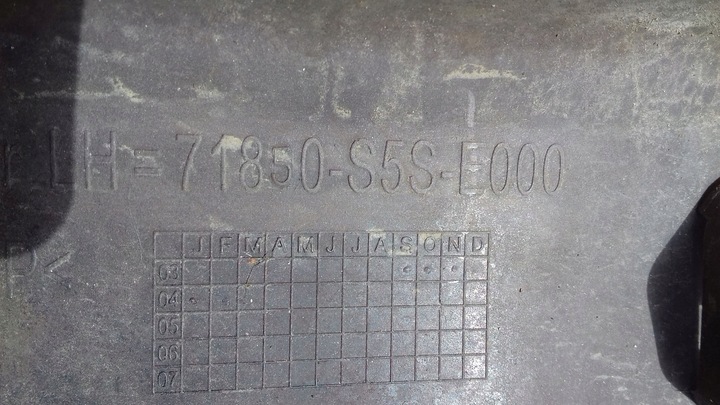 фото №8, Планка порогова накладка ліва права honda civic vii 3d hb рестайлінг 04-06 r81