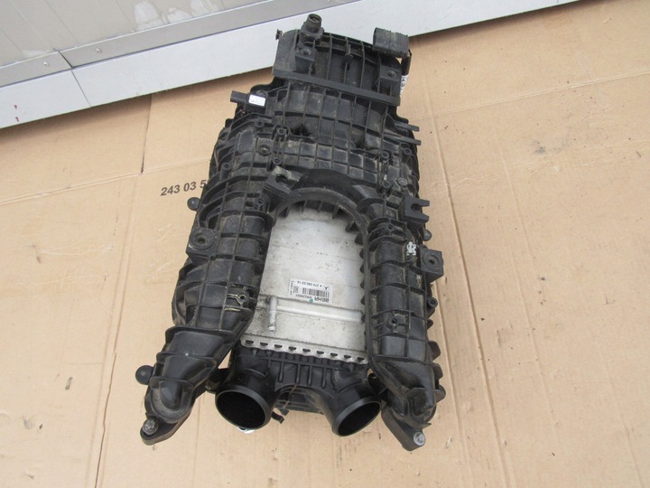 фото №9, Mercedes s w221 коллектор интеркулер дроссельная заслонка