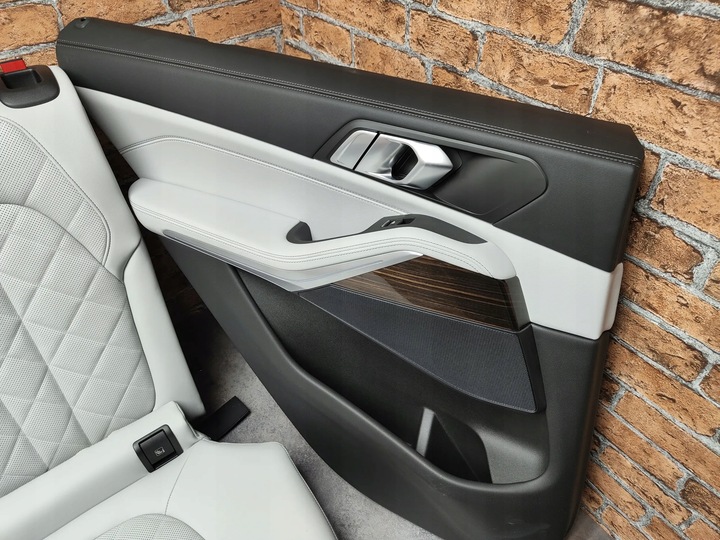 фото №15, Bmw x5 g05 lci обивка сиденья обшивки m набор sport silverstone европа