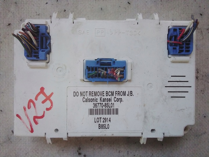 фото №1, 9171 agila b 1.2 блок керування модуль bcm 36770-85l01