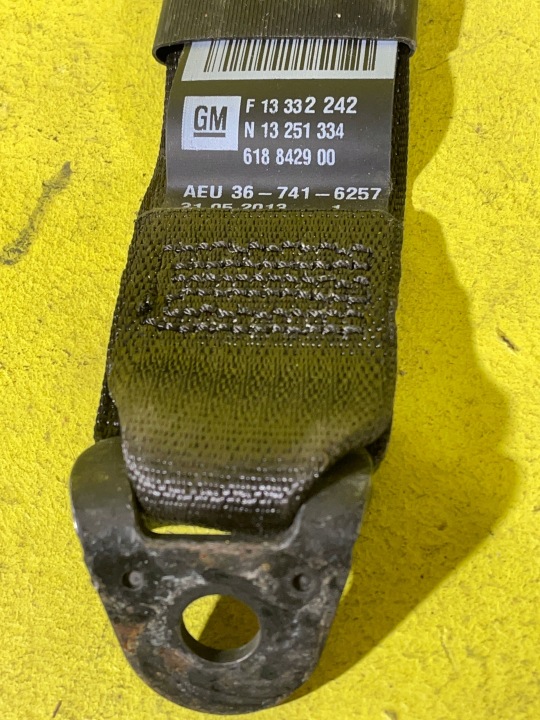 фото №6, Opel zafira c pas безпеки праве зад 619228400c