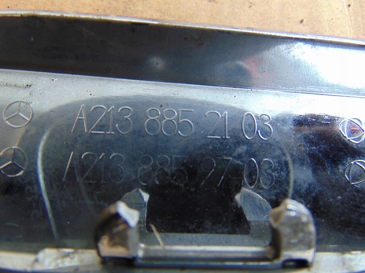 фото №12, Планка бампера хром mercedes w213 a2138852103 ліва