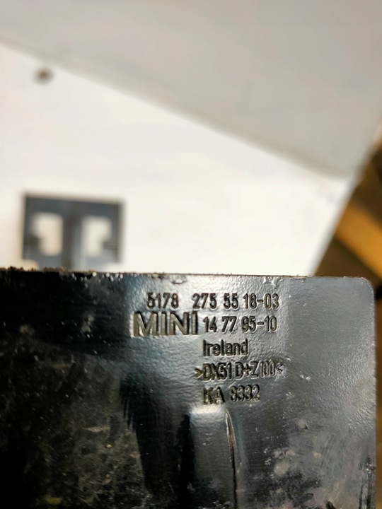 фото №3, Основание акумулятора mini cooper r56 2755518