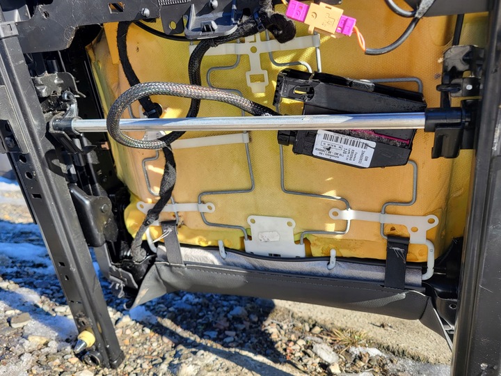 фото №10, Сидіння з підігрівом праві перед подушка безпеки opel signum vectra c чорна шкіра оригінальний номер європа