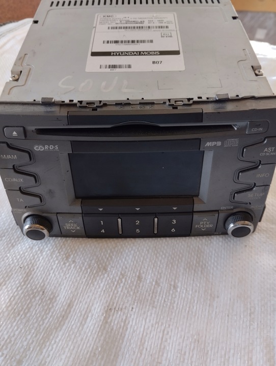 фото №1, Радіо радіопрогравач cd mp3 kia soul i 1 96140-2k405