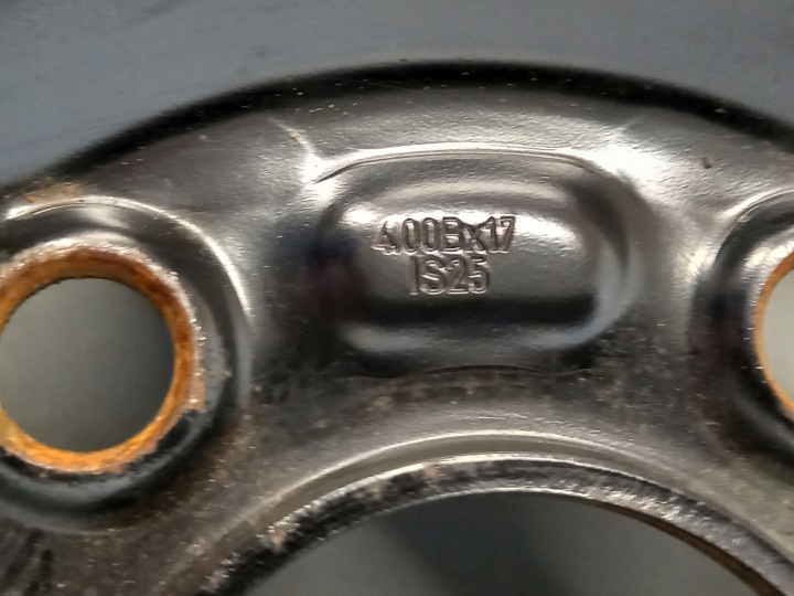 фото №9, Докатне колесо (докатка) запаска докатка 8v41-aa 135/90 r17 ford focus mk3 10-19