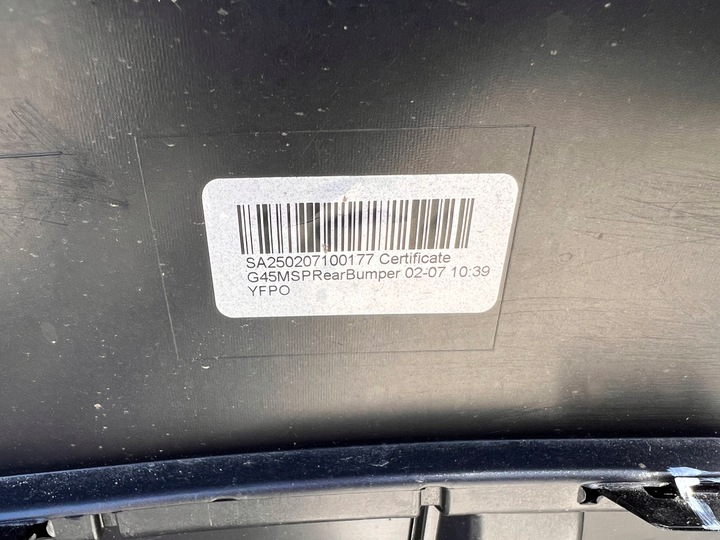 фото №15, Бампер зад задній bmw x3 g45 m набір колір a90