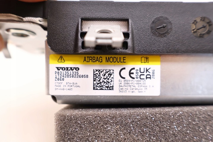 фото №12, Volvo xc60 ii набір подушка безпеки 39834785, 31436947, 31351335