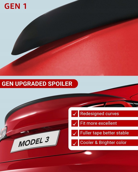 фото №9, Basenor tesla модель 3 спойлер спойлер