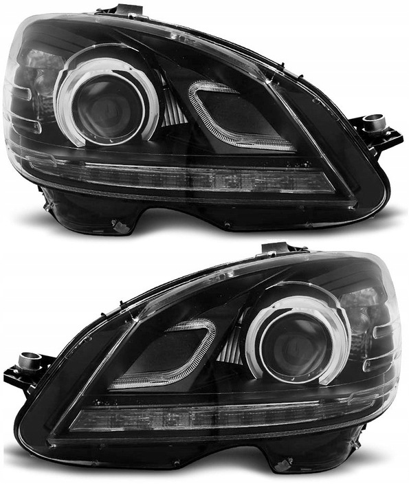 фото №1, Фара лампа kpl day line light led тюнінг mercedes c клас w 204 2007-