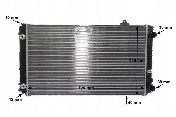 фото №13, Cr 853 000s/bet радіатор vw audi a8 3,7/4,2 98-02 behr mahle