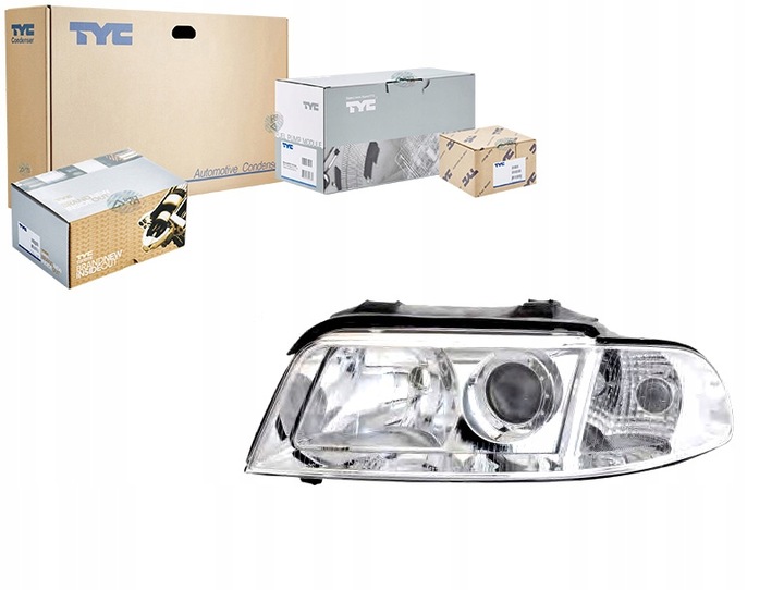 фото №1, Tyc фара h7 электрический цвет вкладыш: chromo