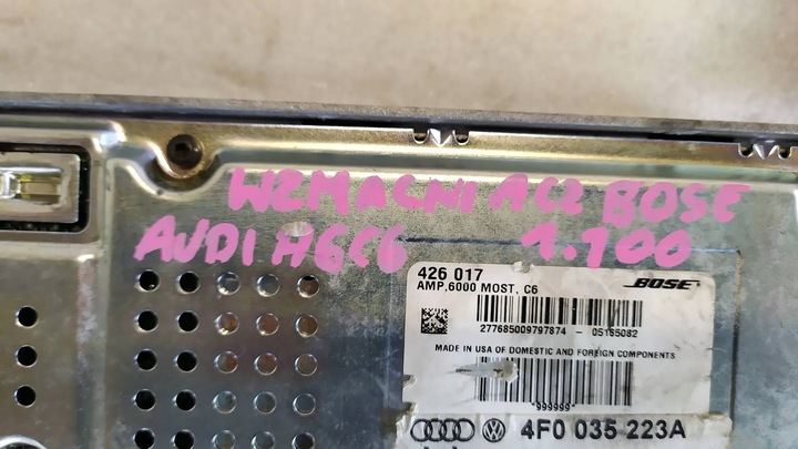 фото №7, Підсилювач аудіо audi a6 s6 c6 4f