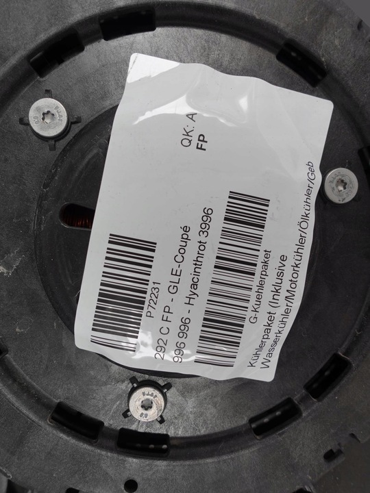 фото №8, Merc ml gle w166 c292 gl gls x166 комплект радіатор