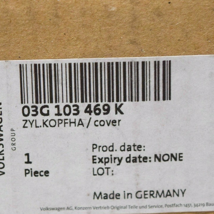 фото №8, Кришка головки циліндра audi a4 avant 8e оригінальний 03g103469k