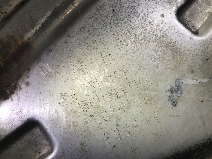 фото №7, Mercedes w251 глушитель выхлоп правые левый 3.0 cdi v6 комплектный исправный