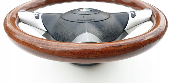 фото №8, Alfa romeo 156 руль подушка безопасности дерево деревянная спортивная akcesoryjna!