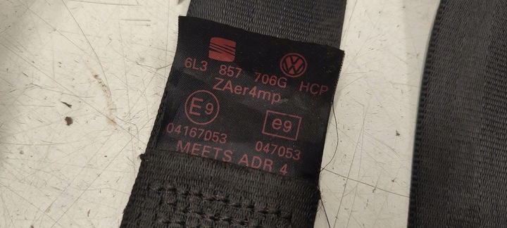 фото №13, Подушки air bag ремені датчик seat ibiza 6l 1,4 16v 3d