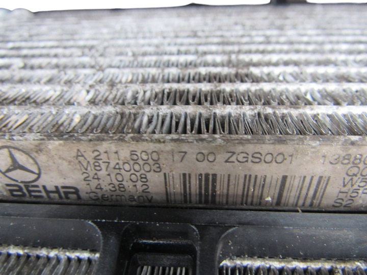 фото №14, Mercedes e w211 211 рестайлінг 3.0 cdi радіатор радіаторів вентилятор a2115001700